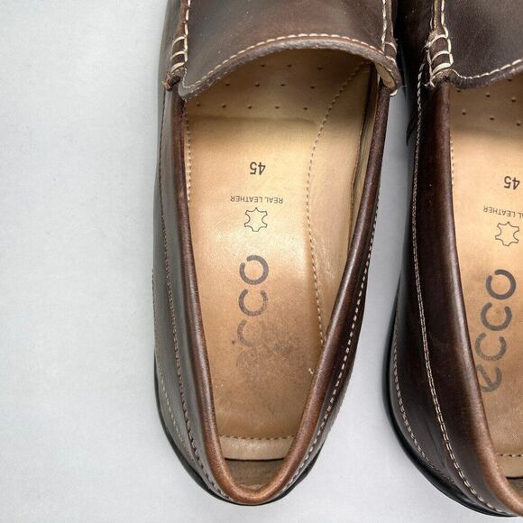 Ecco Classic Moc 2.0 Loafers‎ Men\'s Size 11 Brown Leather Slip On Casual Shoes main image 7